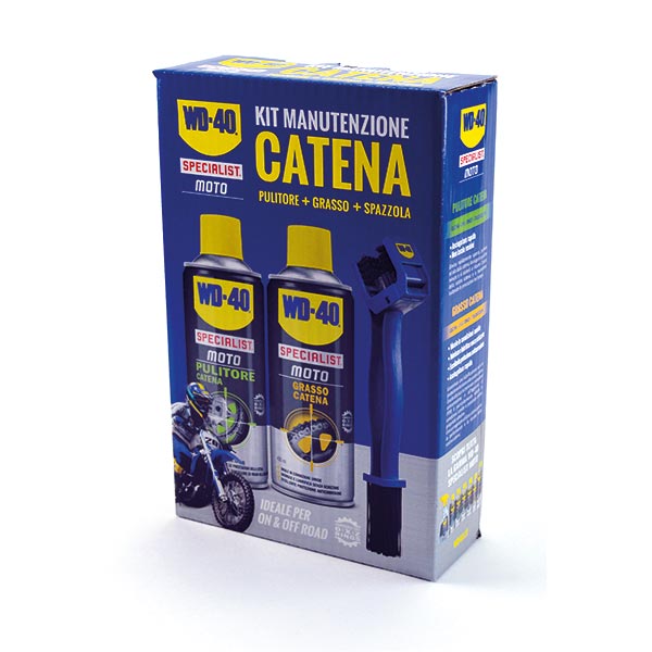 KIT MANUTENZIONE CATENA WD-40 (CARTONE 6 KIT)