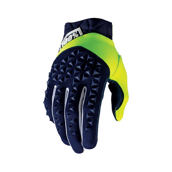 GUANTI 100% AIRMATIC NAVY/FLUO YELLOW (M)
