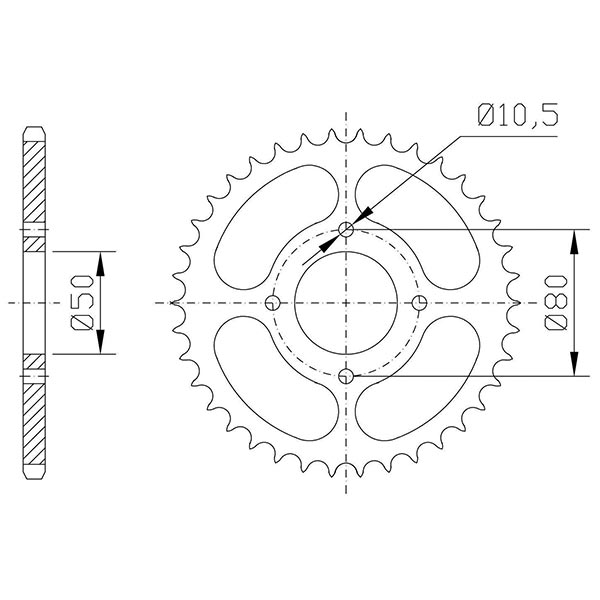 CORONA IN ACCIAIO P520 - Z34 (DIS.00003)