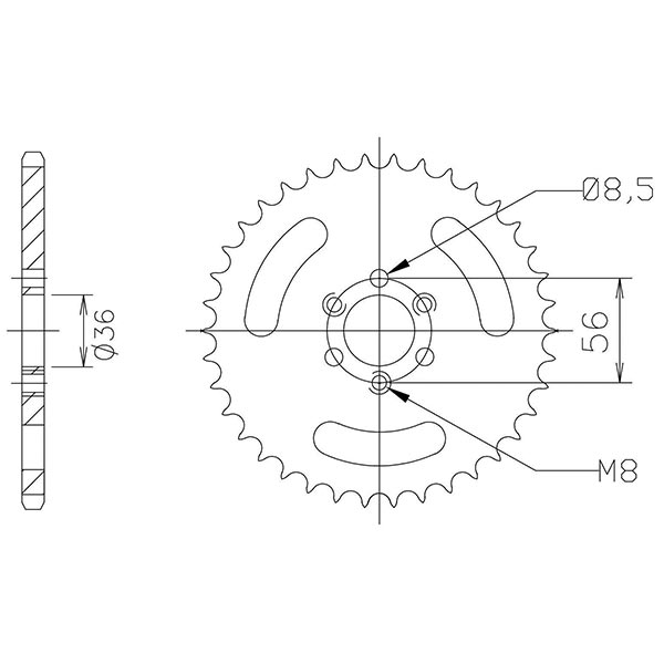CORONA IN ACCIAIO P420 - Z28 (DIS.00011)