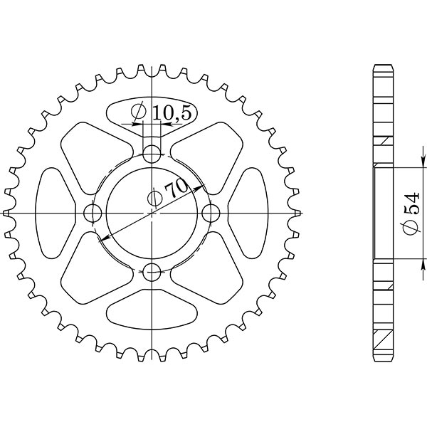 CORONA IN ACCIAIO P428 - Z42 (DIS.10230)