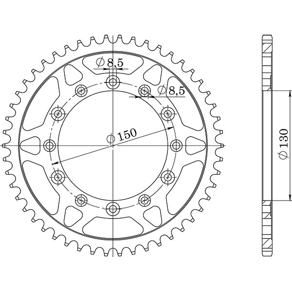 CORONA IN ACCIAIO P520 - Z39 (DIS.10304)