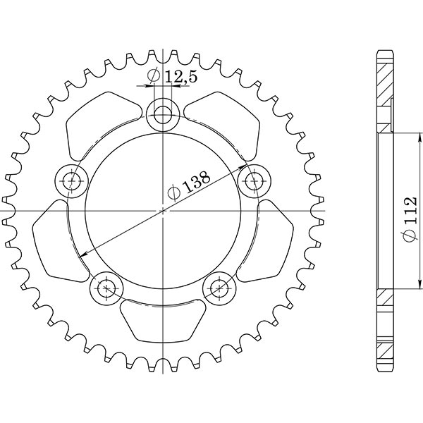 CORONA IN ACCIAIO P530 - Z41 (DIS.10508)