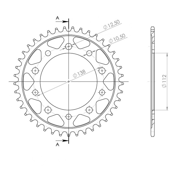 CORONA IN ACCIAIO P525 - Z47 (DIS.10613)