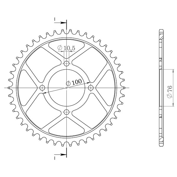 CORONA IN ACCIAIO P530 - Z46 (DIS.14800)