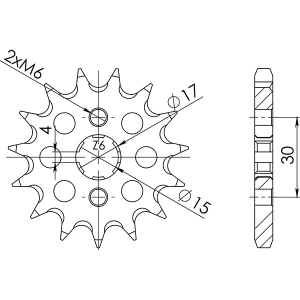 PIGNONE P428 - Z15 (DIS.20102)