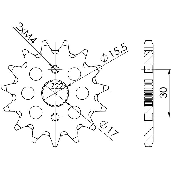 PIGNONE P420 - Z14 (DIS.20105)