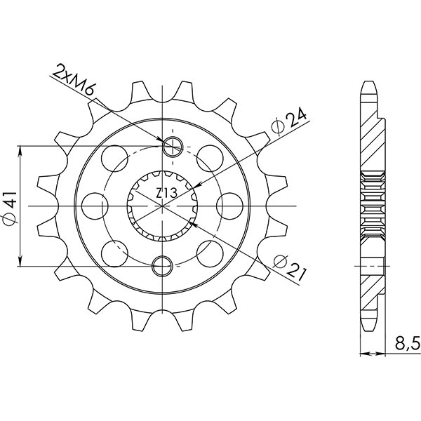 PIGNONE P520 - Z15 (DIS.20314)