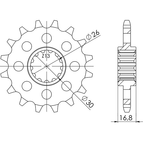 PIGNONE P525 - Z15 (DIS.20612)