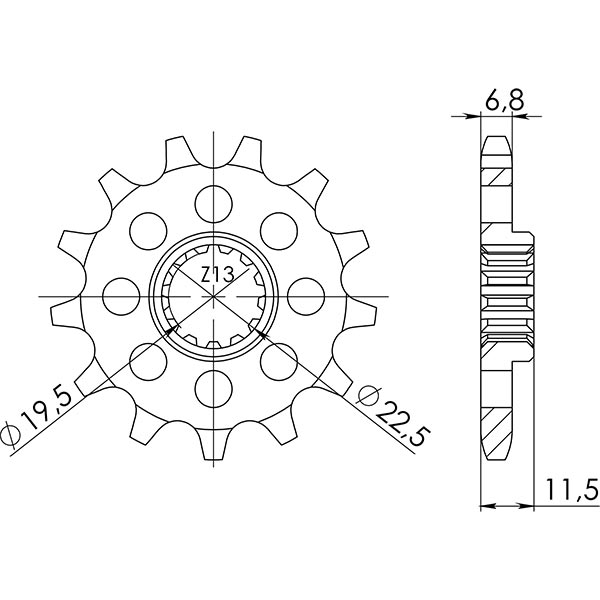 PIGNONE P428 - Z16 (DIS.22201)