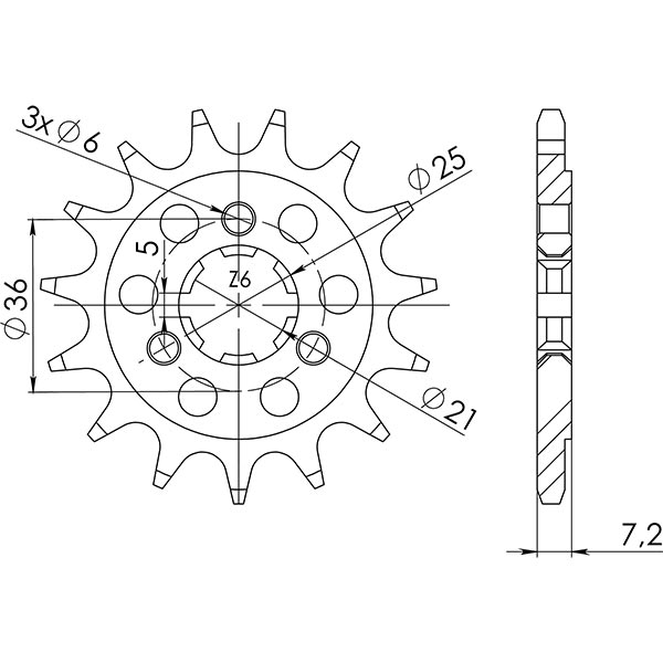 PIGNONE P520 - Z16 (DIS.22503)