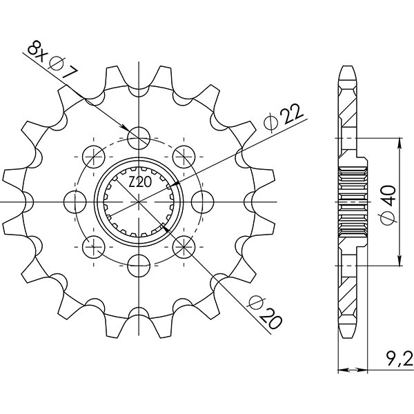 PIGNONE P520 - Z14 (DIS.24310)