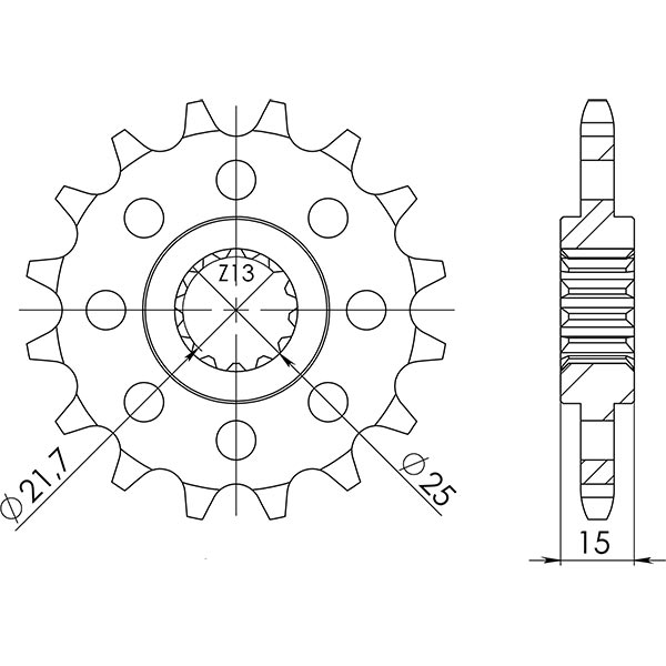 PIGNONE P525 - Z16 (DIS.24506)