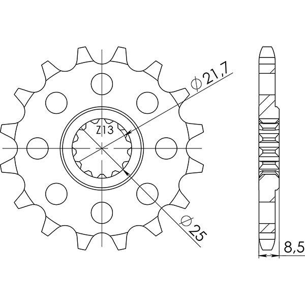 PIGNONE P525 - Z16 (DIS.24603)