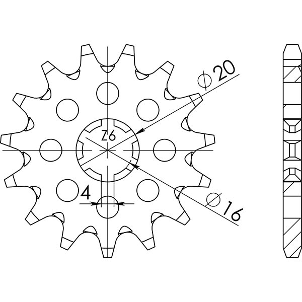 PIGNONE P420 - Z14 (DIS.30100)