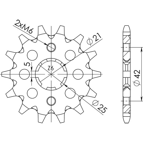 PIGNONE P520 - Z17 (DIS.30300)