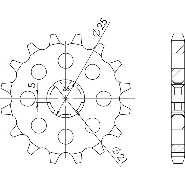 PIGNONE P530 - Z16 (DIS.30301)