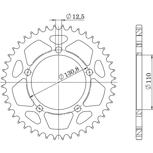 CORONA IN ACCIAIO P525 - Z44 (DIS.35700)