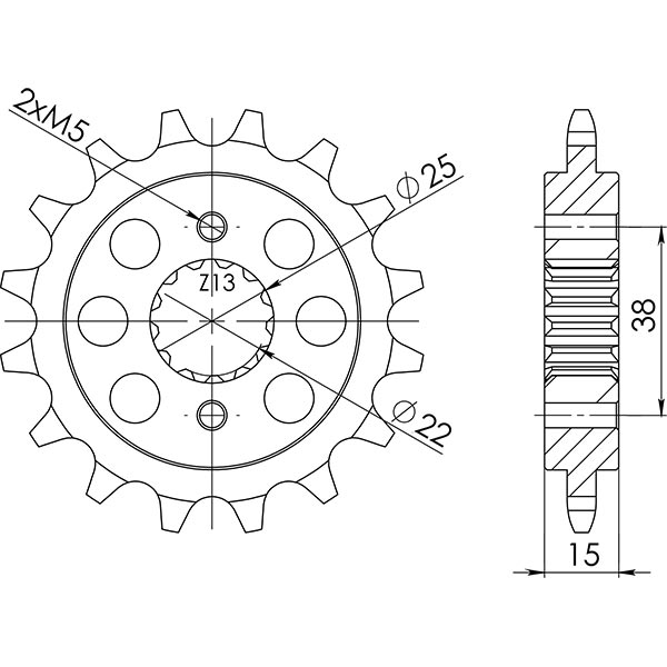 PIGNONE P520 - Z15 (DIS.52607)