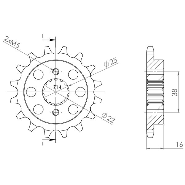 PIGNONE P525 - Z15 (DIS.52608)