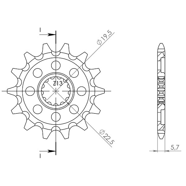 PIGNONE P520 - Z13 (DIS.64800)