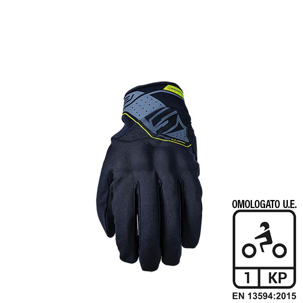 GUANTI FIVE RS WP BLACK/FLUO YELLOW (M)
