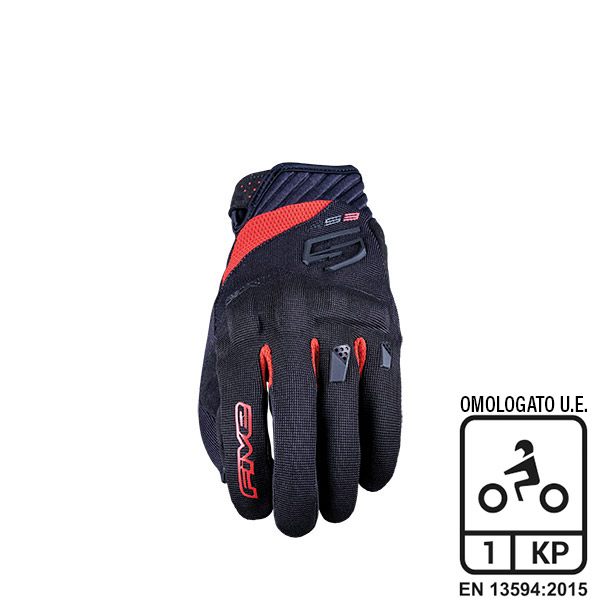 GUANTI FIVE RS3 EVO BLACK/RED (XL)