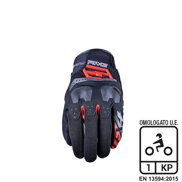 GUANTI FIVE TFX4 BLACK/RED (XXXL)