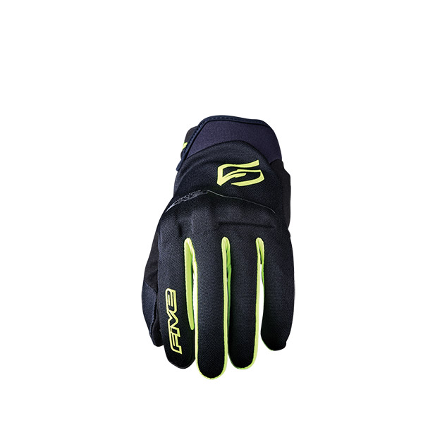 GUANTI FIVE GLOBE EVO BLACK/FLUO YELLOW (XL)