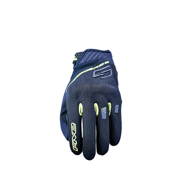 GUANTI FIVE RS3 EVO AIRFLOW BLACK/FLUO YELLOW (M)