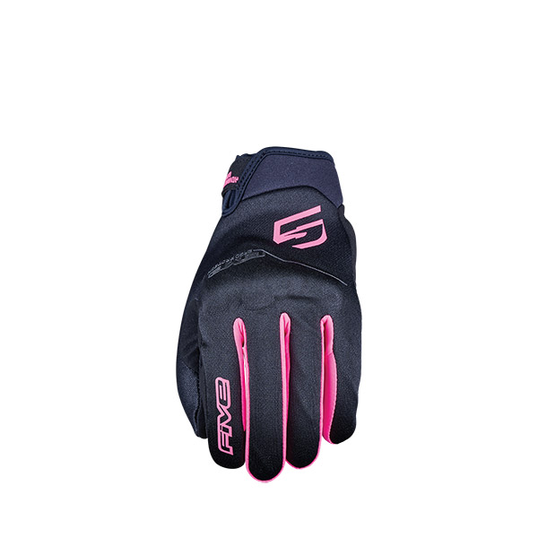 GUANTI DONNA FIVE GLOBE EVO BLACK/FLUO PINK (XL)