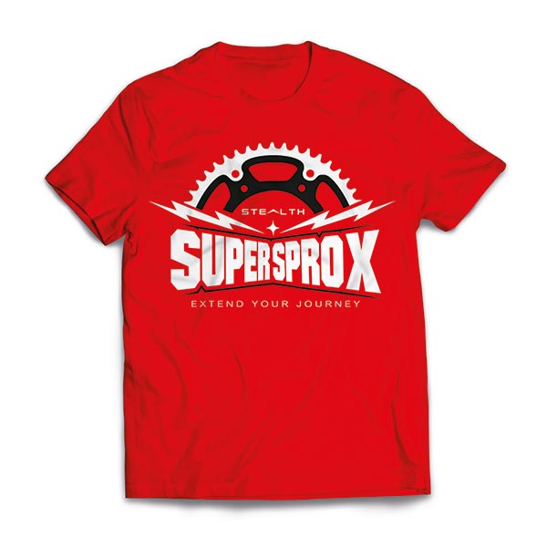 T-SHIRT SUPERSPROX STEALTH RED (TG: L)