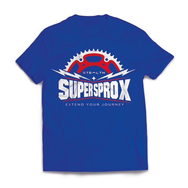 T-SHIRT SUPERSPROX STEALTH BLU (TG: XL)